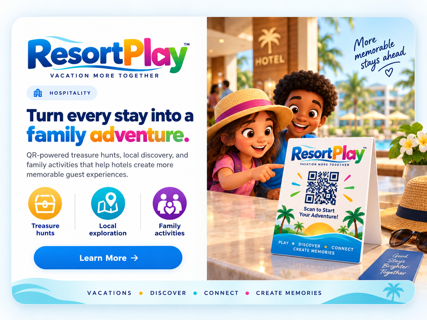 ResortPlay™ family engagement solution for Hotels and resorts
