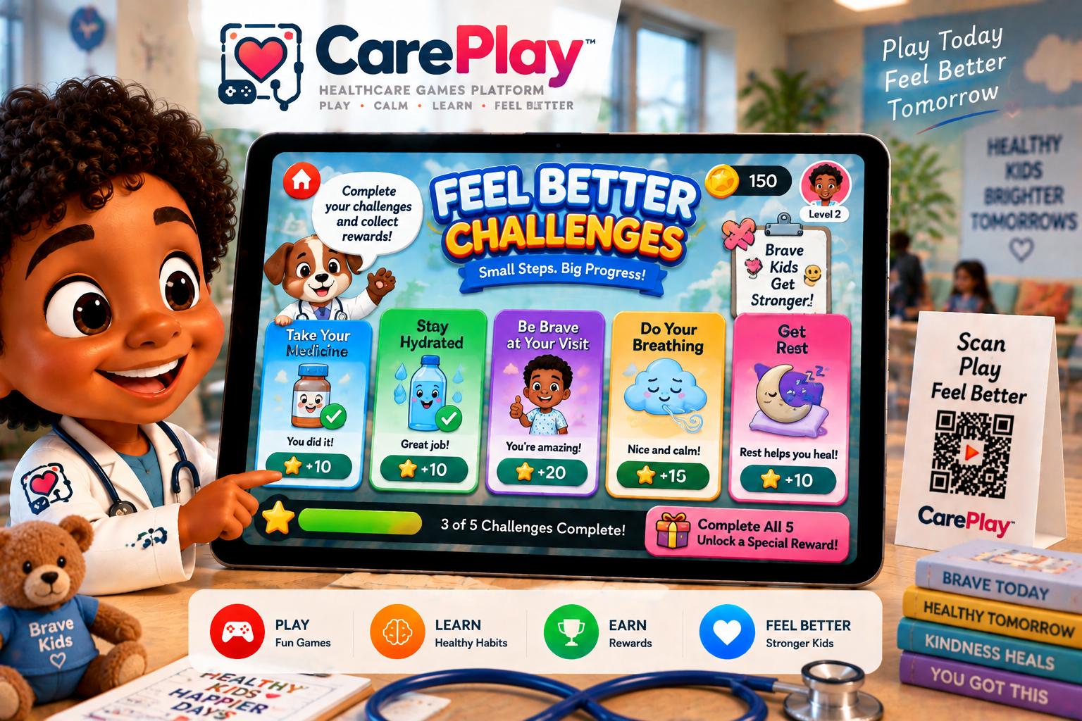 Feel Better Challenges CarePlay game
