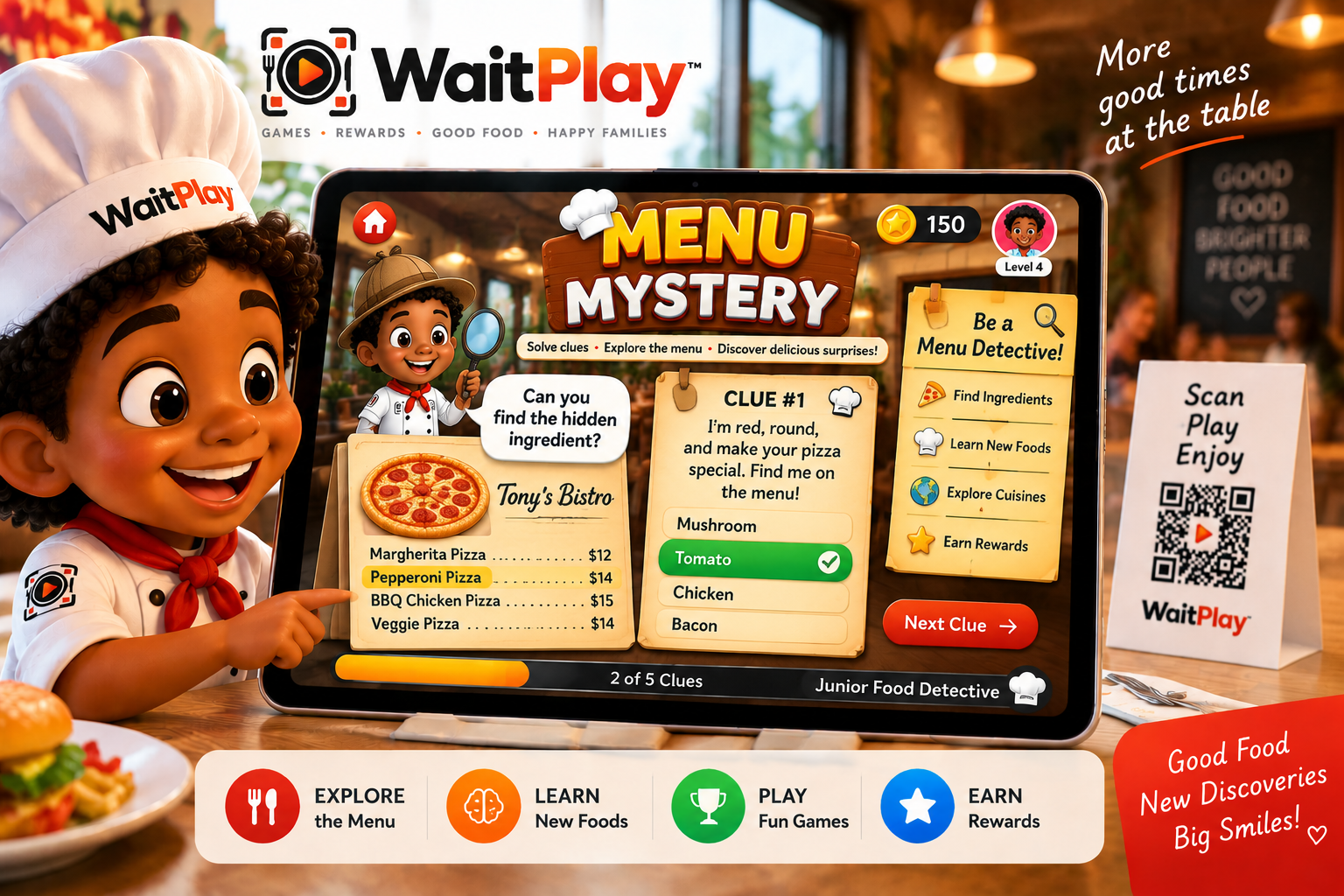Menu Mystery WaitPlay game
