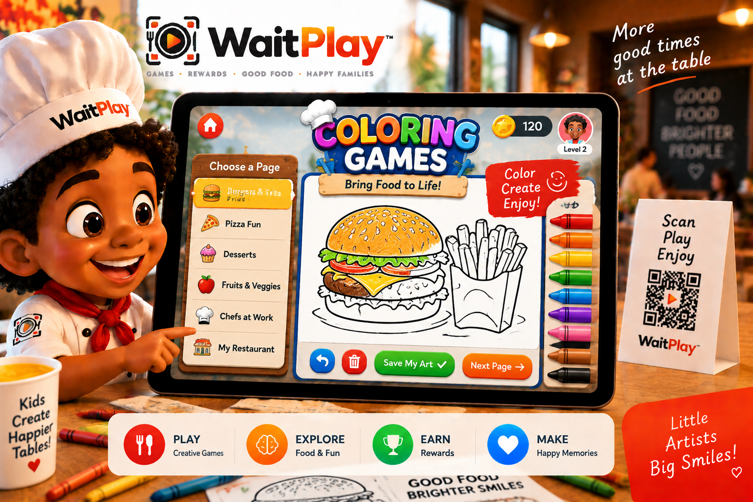 Coloring Games WaitPlay game